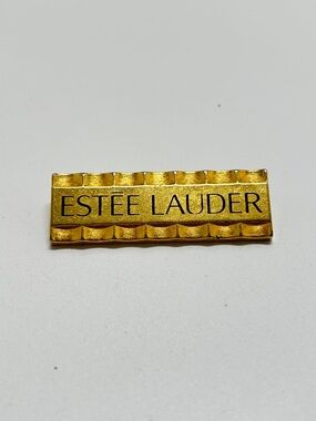 Vintage Estée Lauder Gold Employee Sales Brooch